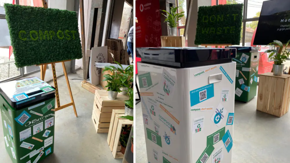 Iubitorii de cafea composteaza - Eutron a prezentat composterul GG02 la Slow Coffee Festival