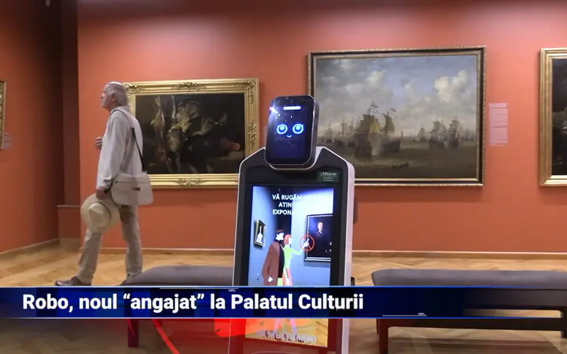 LuckiBot prezentat la TVR, Pro TV și Prima TV - Palatul Culturii din Iași, între istorie și inovație