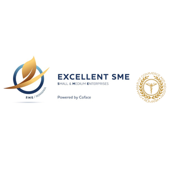 Certificare Excellent SME România sub egida Camerei de Comerț și Industrie a României, în parteneriat cu Coface România